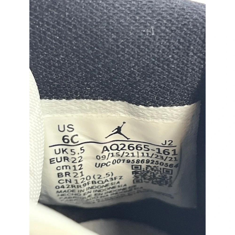 Nike Air Jordan Retro 1 High Heritage Toddler Size 6C Red White AQ2665-161